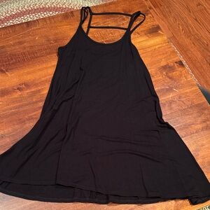 Black Strappy mini sleeveless Dress